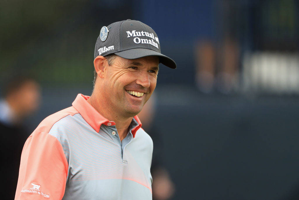 Two-time Champion Golfer of the Year Padraig Harrington at The Open in 2018